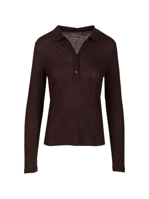 long-sleeve polo shirt by AL DUCA D'AOSTA 1902