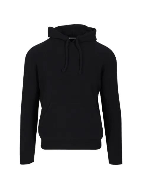 mohair-blend drawstring hoodie by AL DUCA D'AOSTA 1902