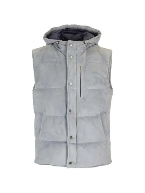 padded hoodied gilet by AL DUCA D'AOSTA 1902