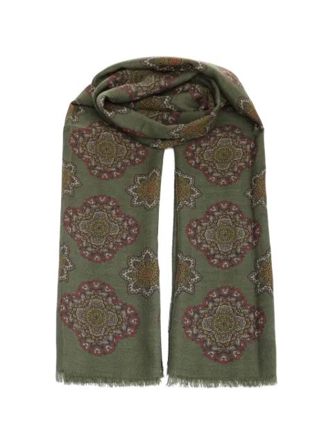 patterned fringed scarf by AL DUCA D'AOSTA 1902