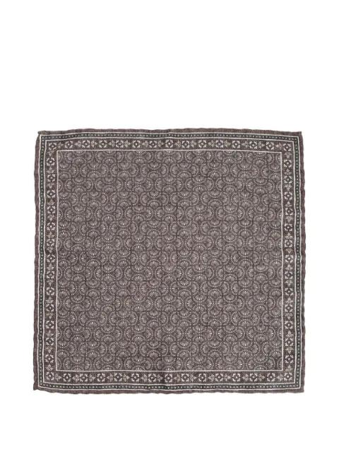 patterned pocket square by AL DUCA D'AOSTA 1902