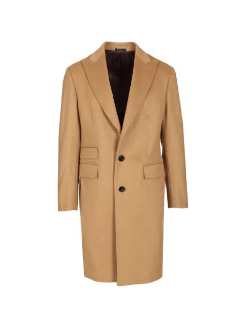peak-lapel single-breasted coat by AL DUCA D'AOSTA 1902
