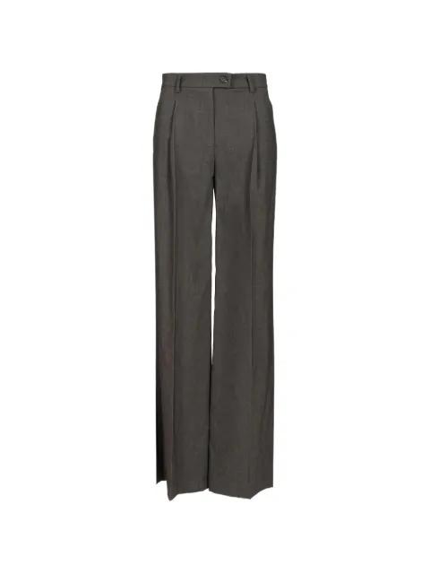 pleated-detail tailored trousers by AL DUCA D'AOSTA 1902