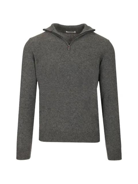 quarter-zip cashmere sweater by AL DUCA D'AOSTA 1902