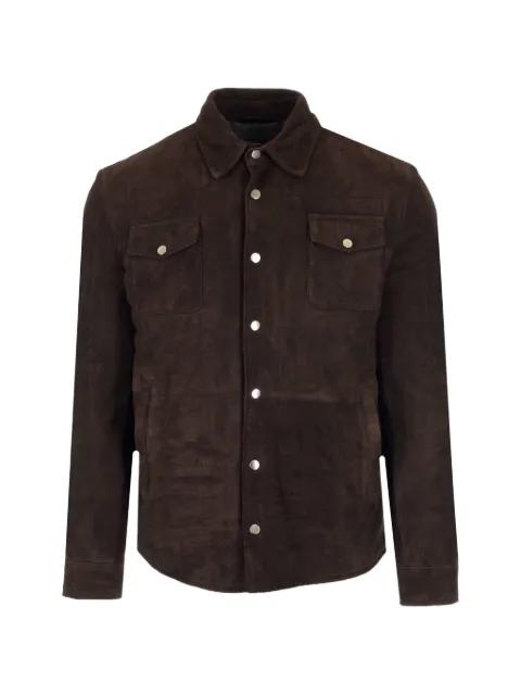 quilted suede jacket by AL DUCA D'AOSTA 1902