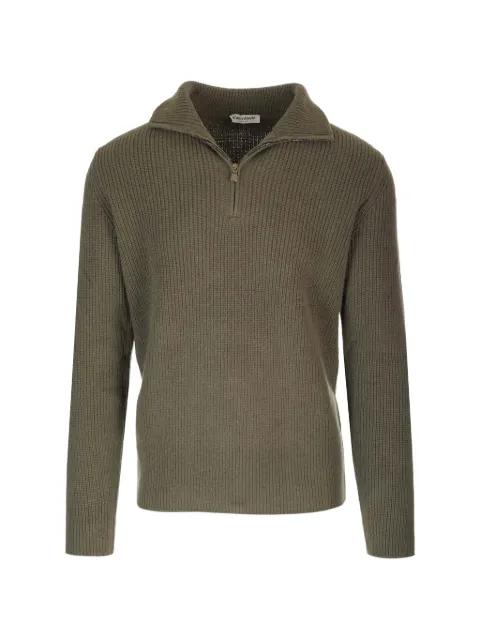 ribbed half-zip sweater by AL DUCA D'AOSTA 1902