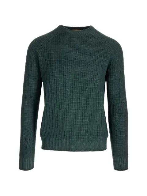 ribbed-knit crew-neck sweater by AL DUCA D'AOSTA 1902