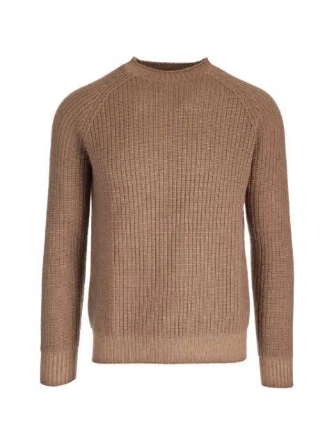 ribbed-knit crew-neck sweater by AL DUCA D'AOSTA 1902