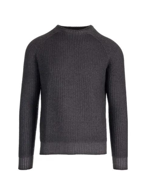 ribbed-knit crew-neck sweater by AL DUCA D'AOSTA 1902