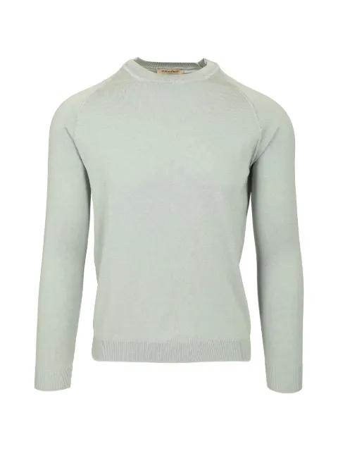 ribbed-trim raglan-sleeve sweater by AL DUCA D'AOSTA 1902