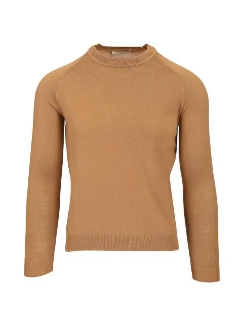 ribbed-trim raglan-sleeve sweater by AL DUCA D'AOSTA 1902