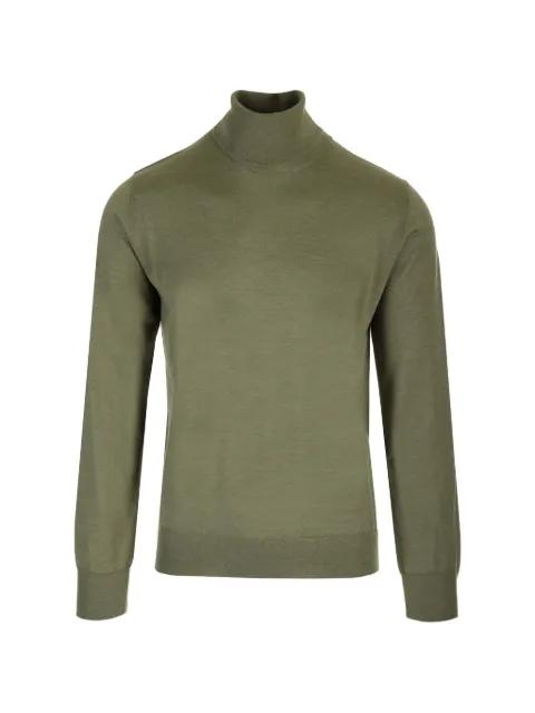 ribbed-trim roll neck jumper by AL DUCA D'AOSTA 1902
