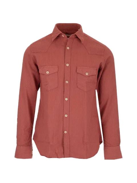 seersucker-cotton shirt by AL DUCA D'AOSTA 1902