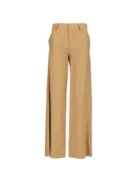 twill wide-leg tailored trousers by AL DUCA D'AOSTA 1902