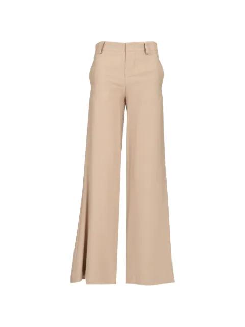twill wide-leg trousers by AL DUCA D'AOSTA 1902