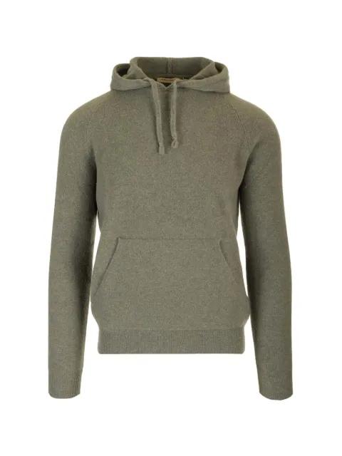 wool pouch-pocket hoodie by AL DUCA D'AOSTA 1902