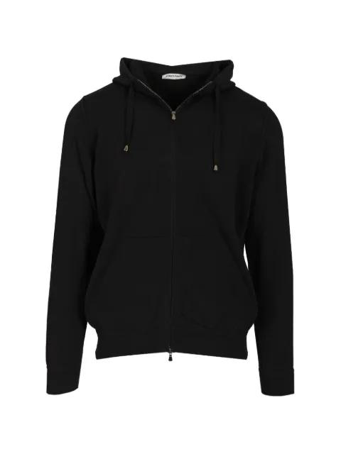 zip-fastening drawstring hoodie by AL DUCA D'AOSTA 1902