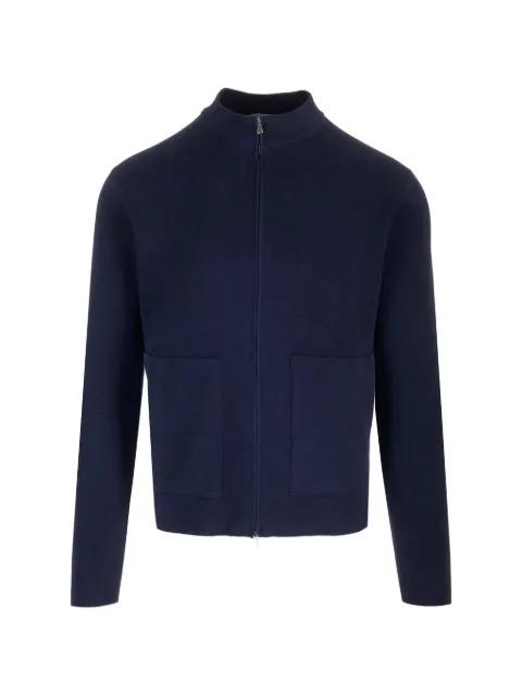 zip-up high-neck cardigan by AL DUCA D'AOSTA 1902