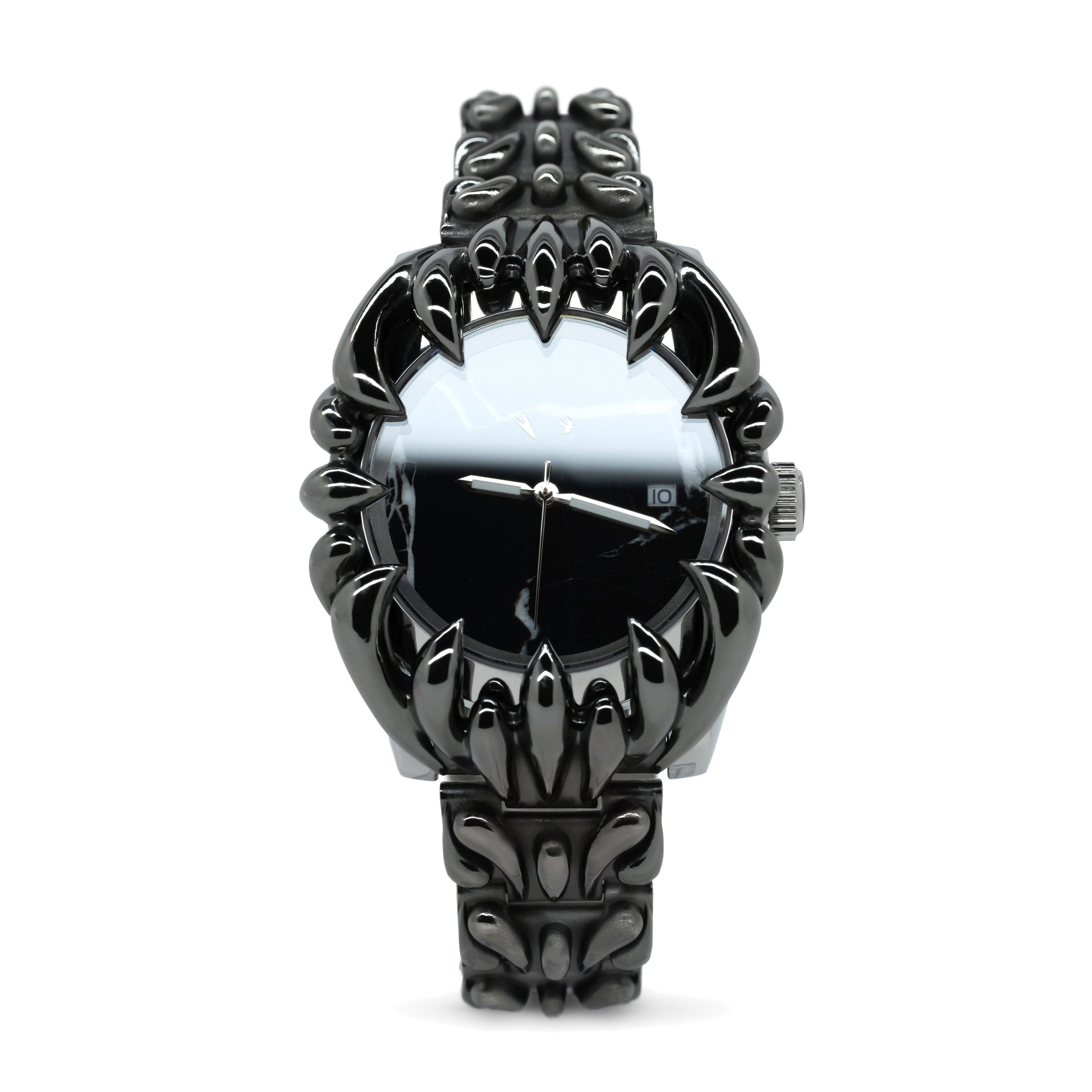 Alabaster Industries - Meteor Dove in Black Marble - (Silver) by ALABASTER INDUSTRIES