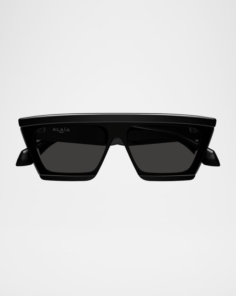 65mm Acetate Mask Sunglasses by ALAIA