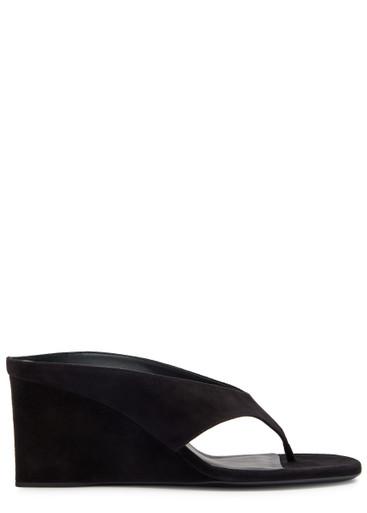 75 suede wedge mules by ALAIA