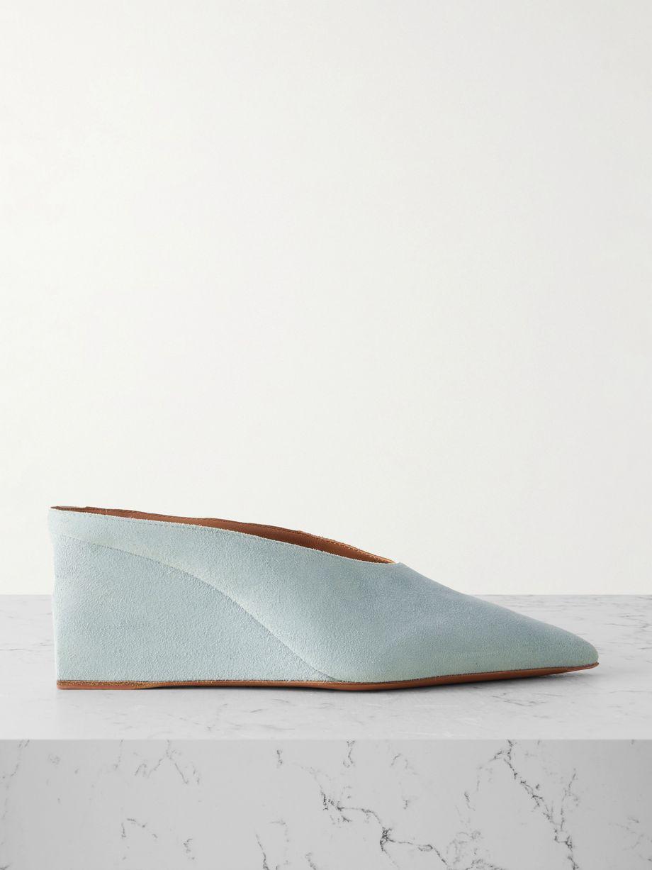 75 suede wedge mules by ALAIA