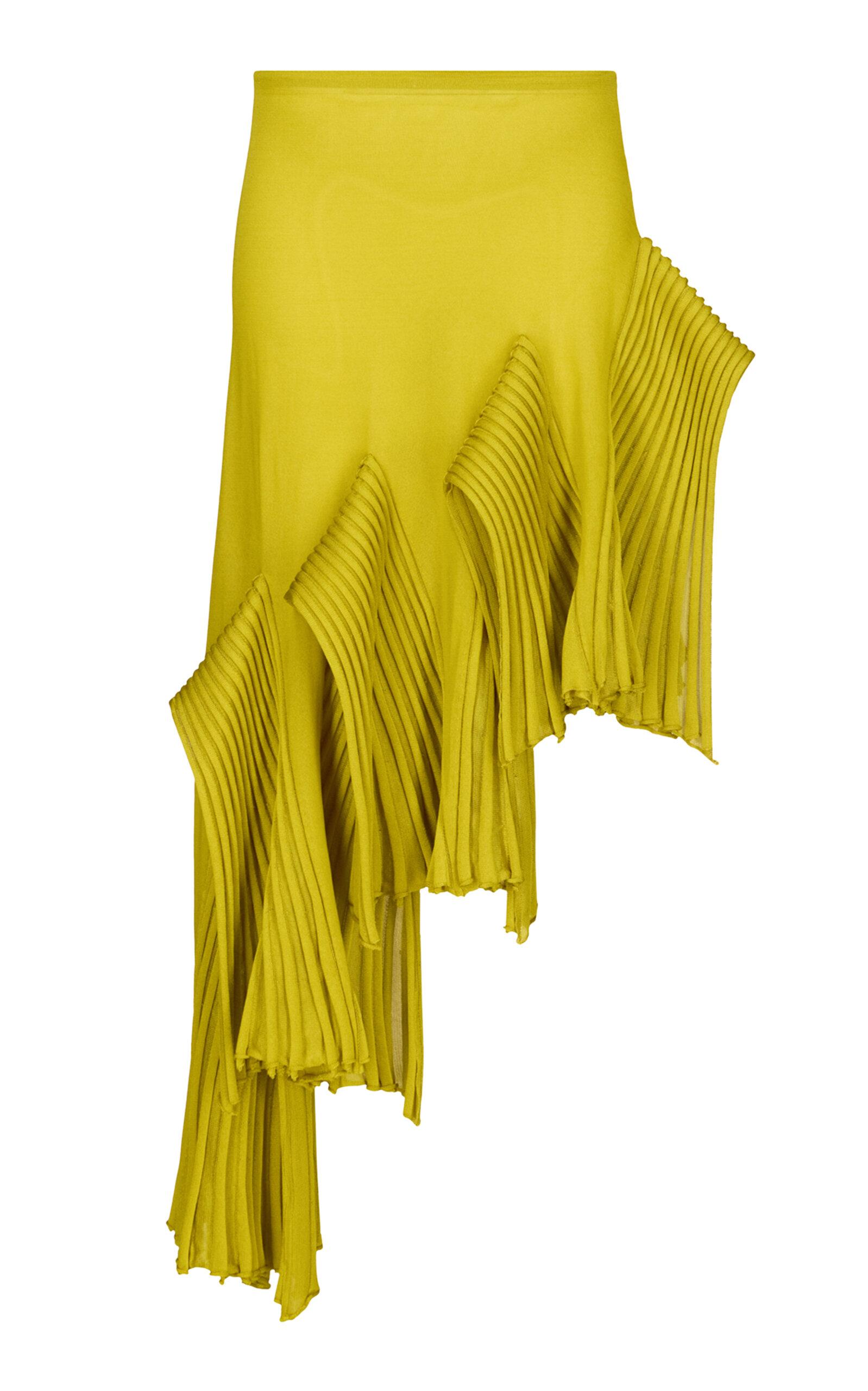 ALAÏA Asymmetric Leaf Godet Skirt - Moda Operandi by ALAIA