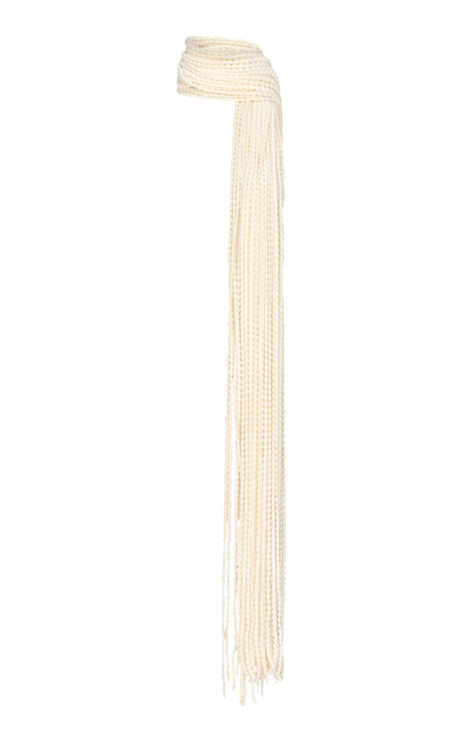 ALAÏA Beaded Knit Scarf - Moda Operandi by ALAIA