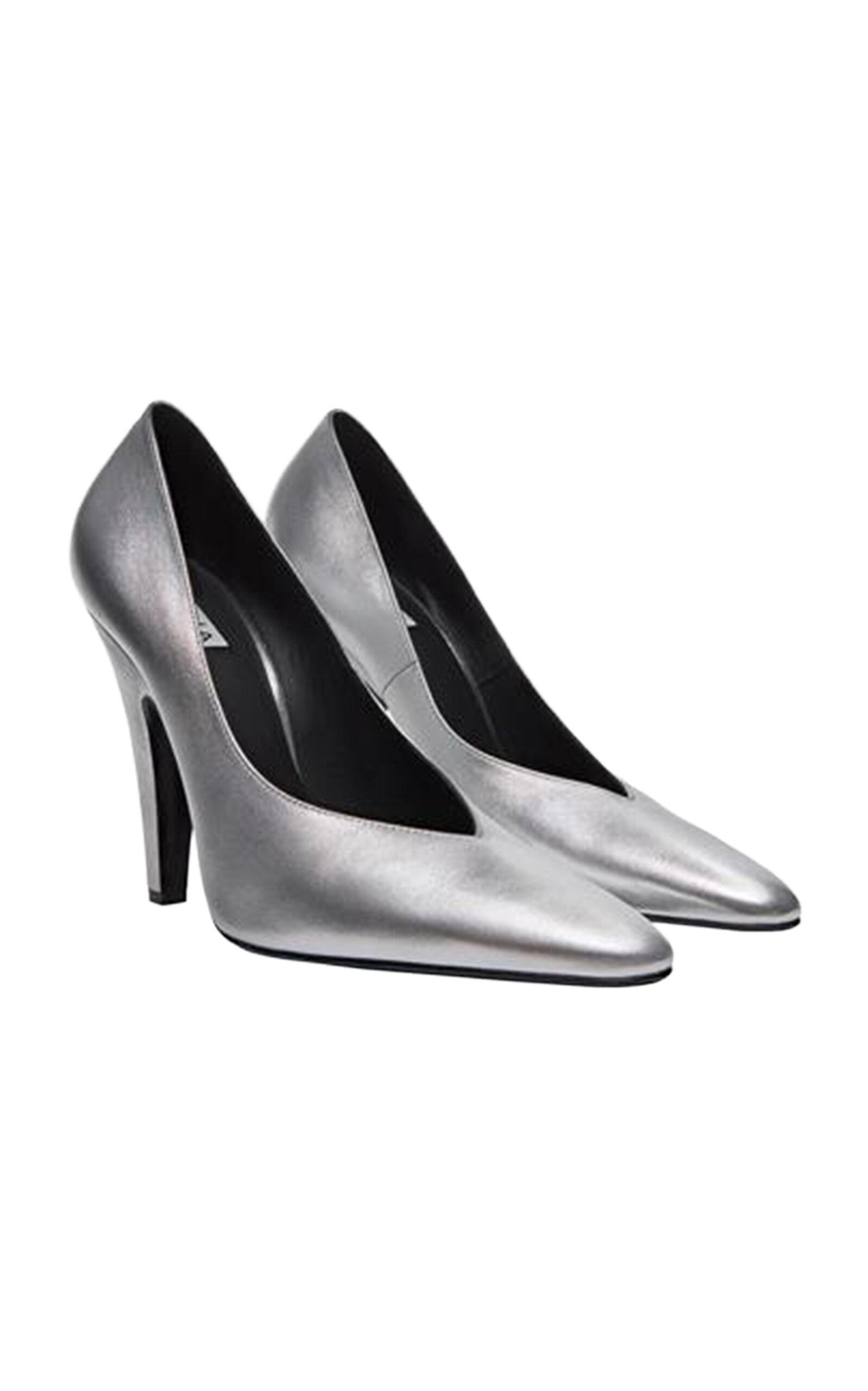 ALAÏA Cone Laminated Leather Pumps - Moda Operandi by ALAIA