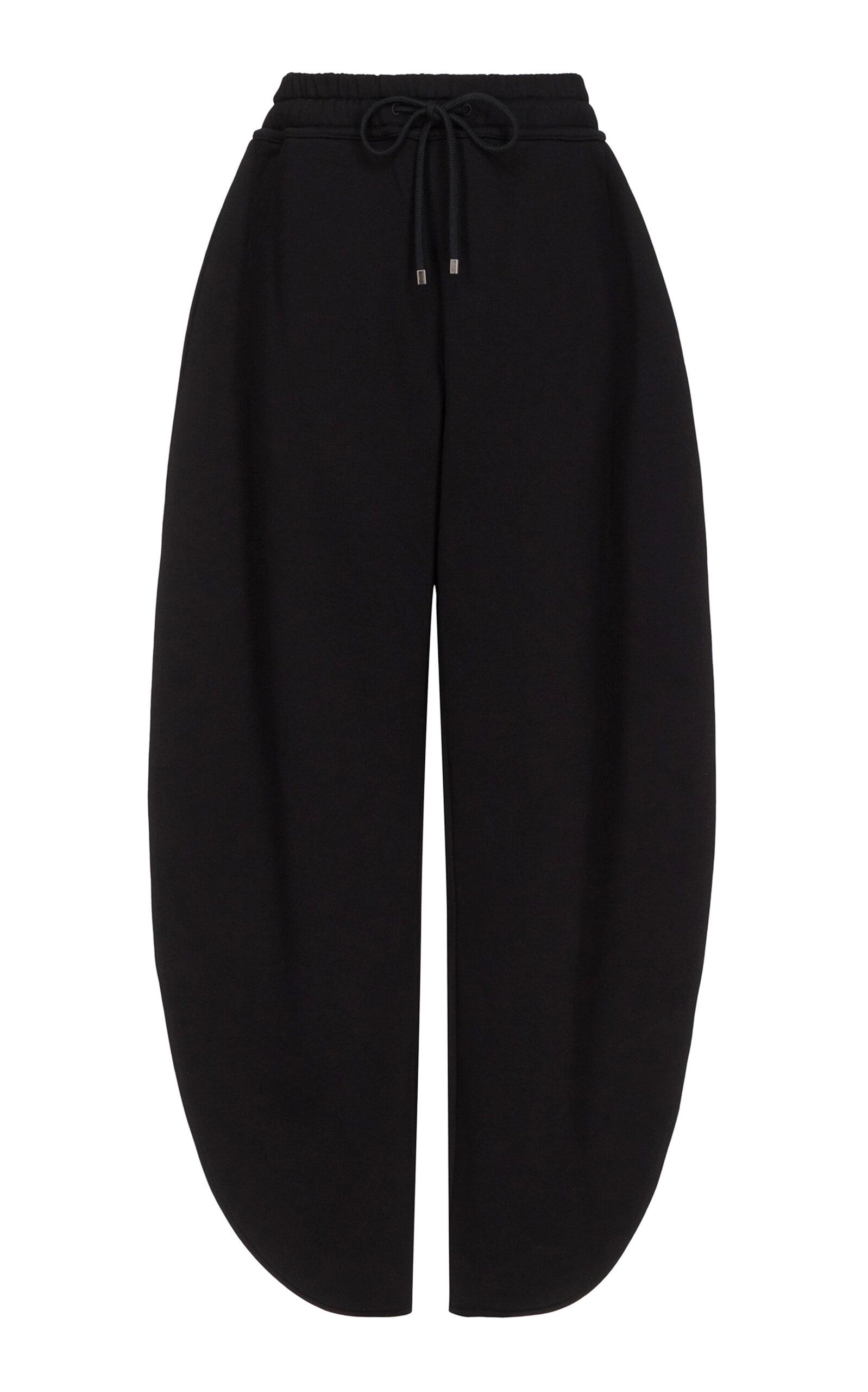ALAÏA Cotton Barrel-Leg Jogger Sweatpants - Moda Operandi by ALAIA