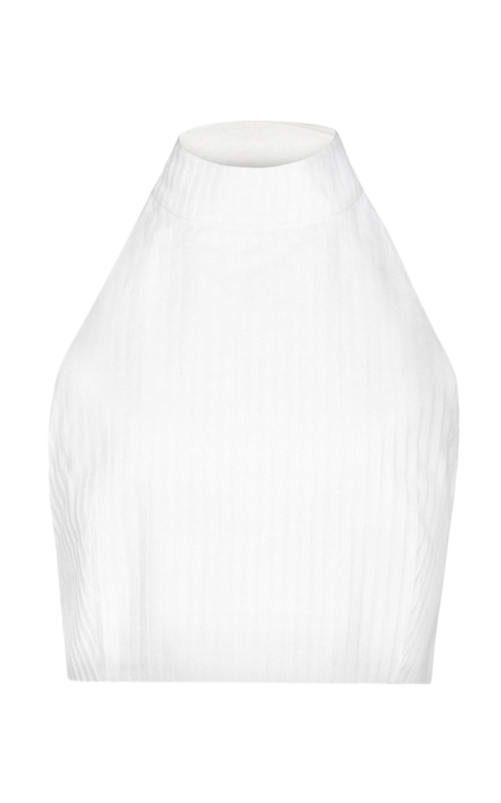 ALAÏA Cotton Tuxedo Bib - Moda Operandi by ALAIA