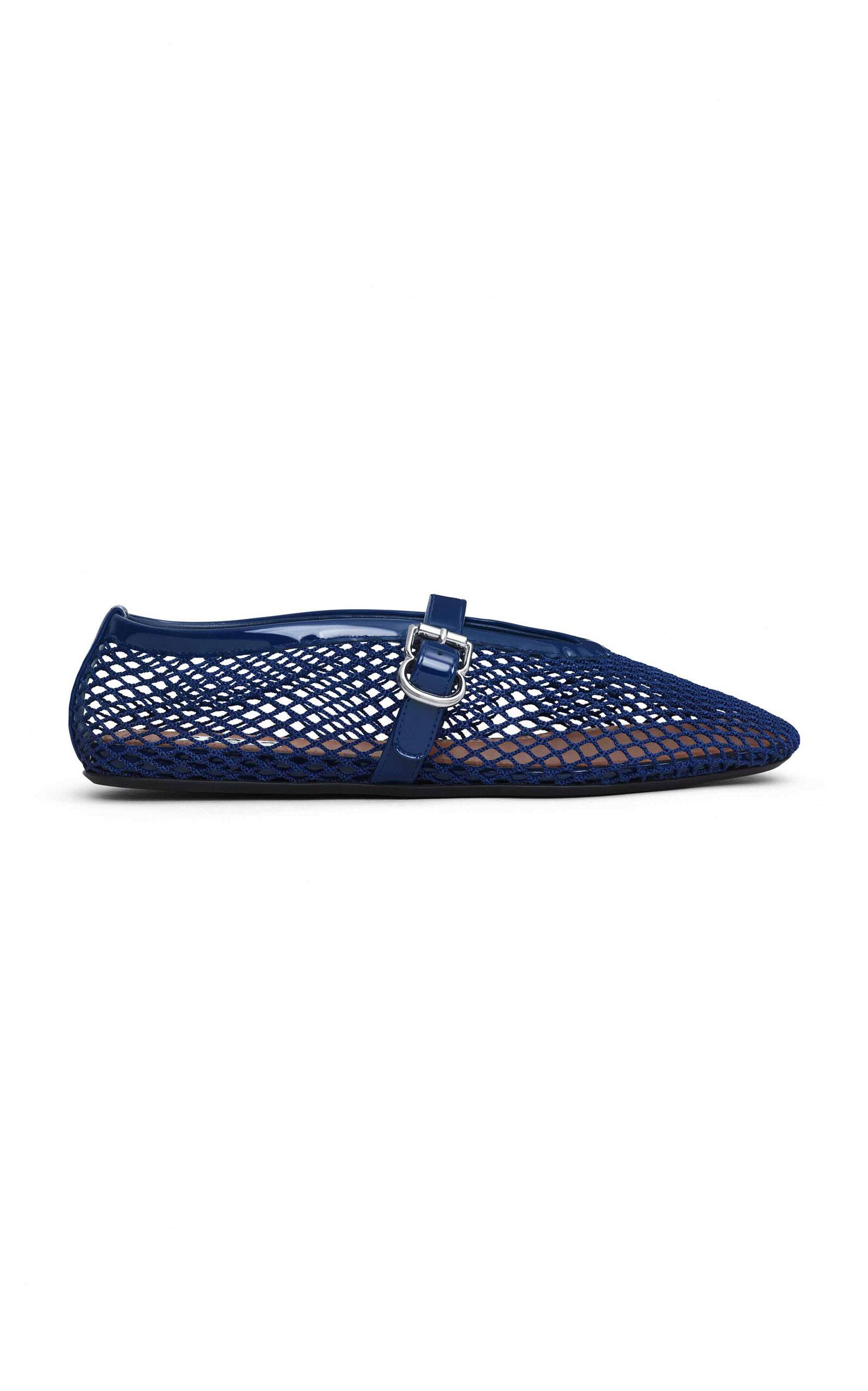ALAÏA Fishnet Ballet Flats - Moda Operandi by ALAIA