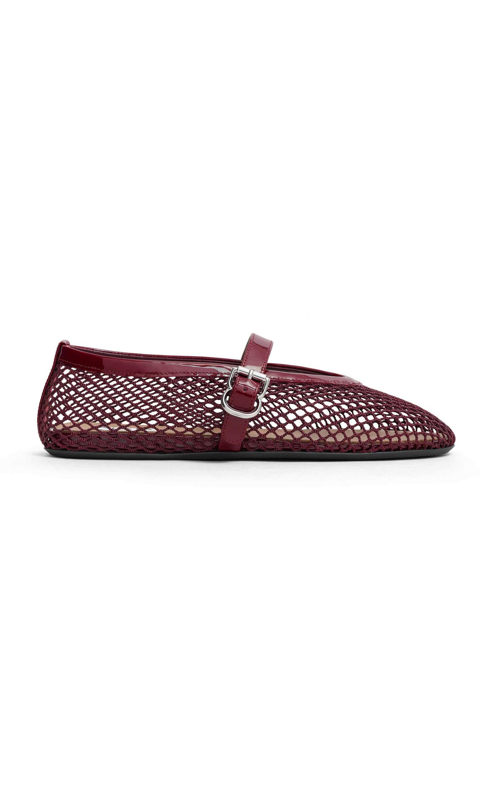 ALAÏA Fishnet Ballet Flats - Moda Operandi by ALAIA