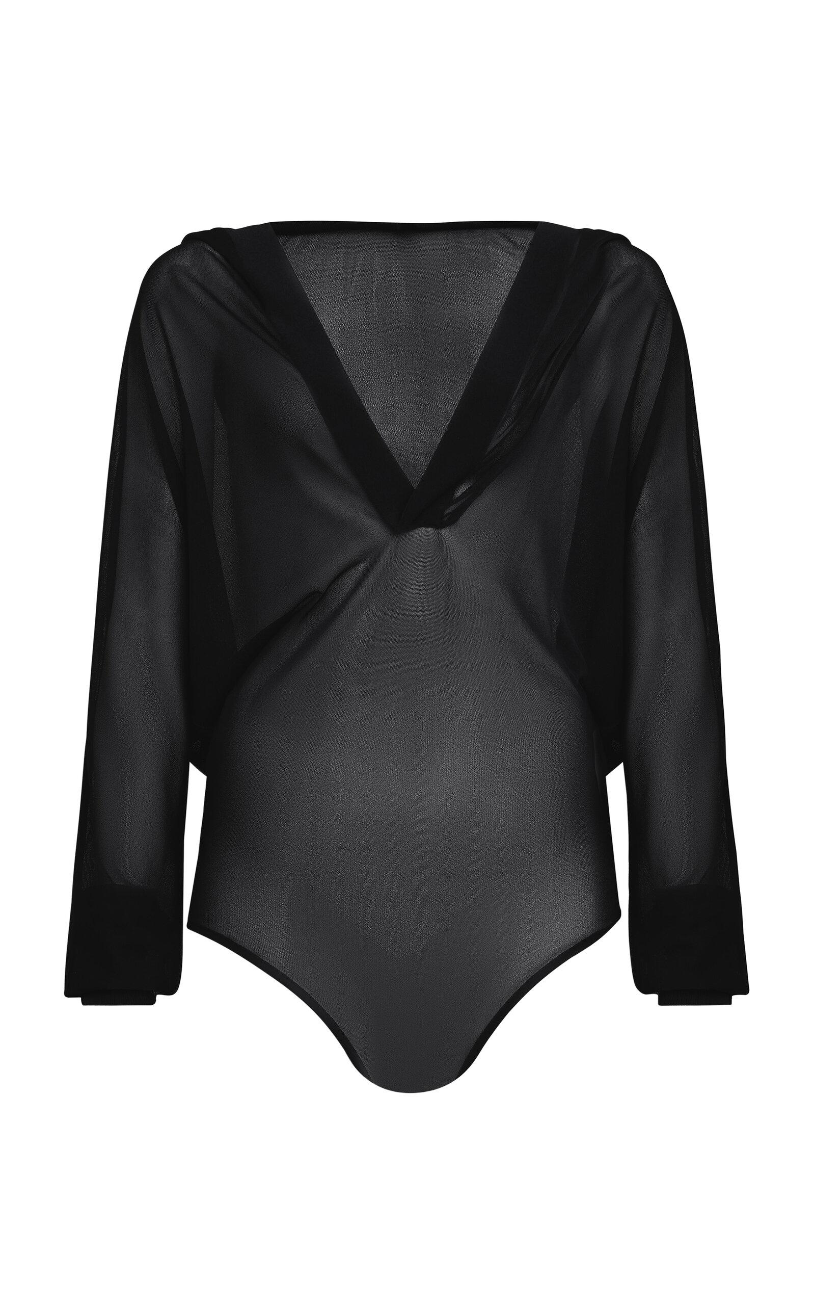 ALAÏA Hooded Knit Bodysuit - Moda Operandi by ALAIA