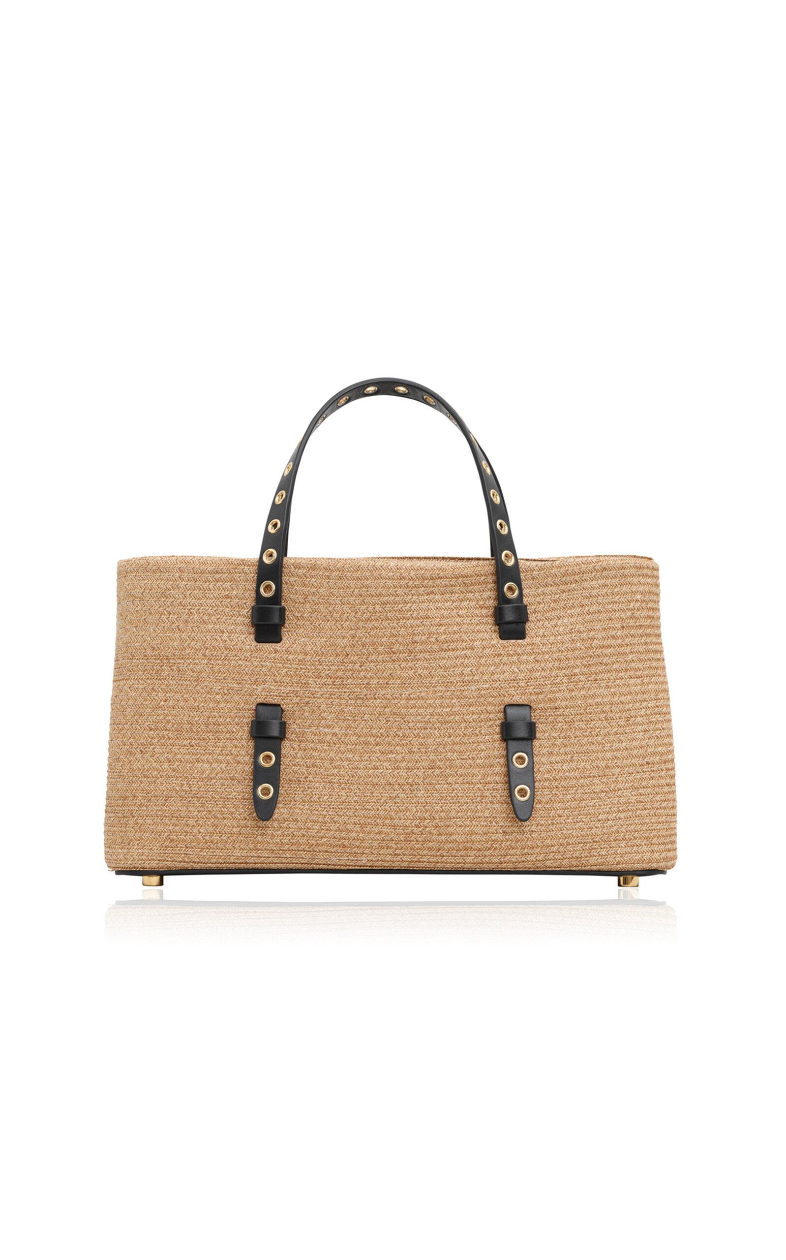 ALAÏA La Mina E/W 25 Straw Bag - Moda Operandi by ALAIA