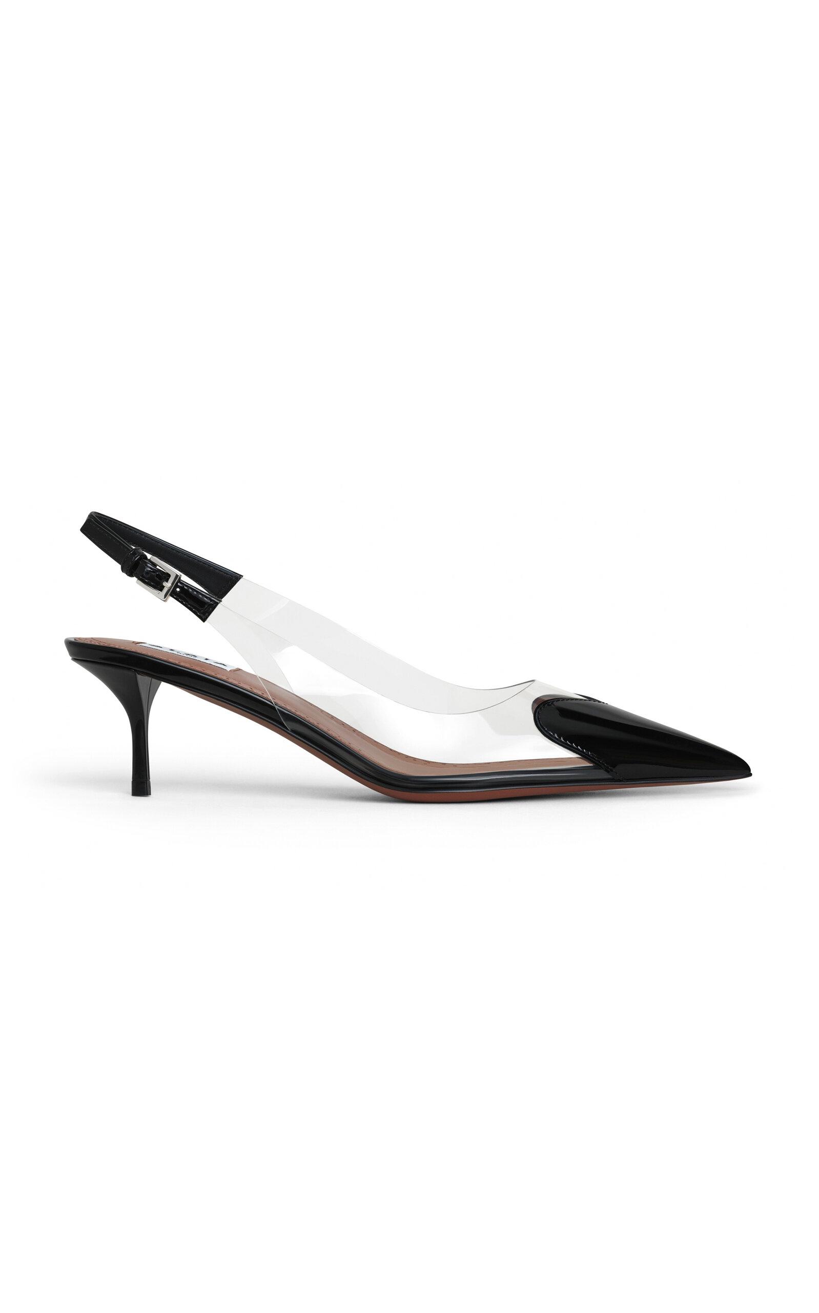 ALAÏA Le Cœur Patent Leather Slingback Pumps - Moda Operandi by ALAIA