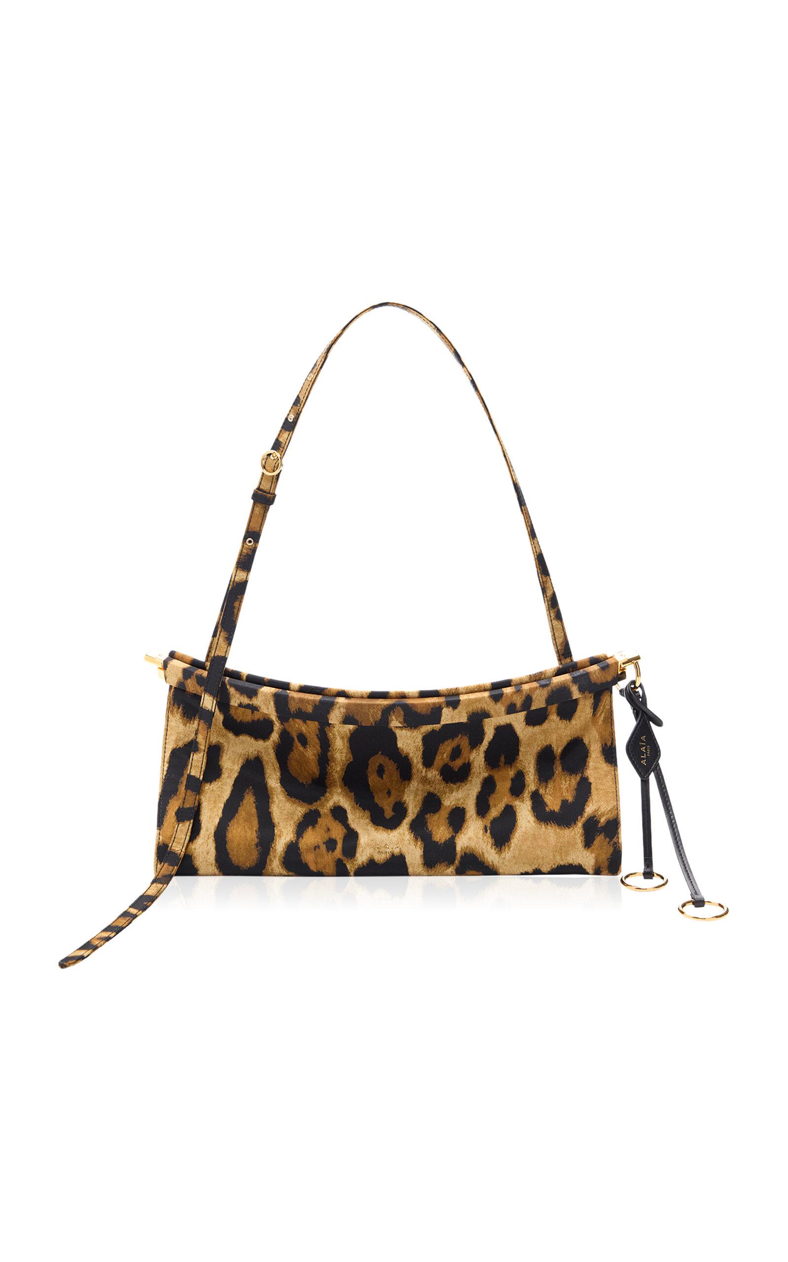 ALAÏA Le Click Medium Ocelot-Printed Twill Bag - Moda Operandi by ALAIA