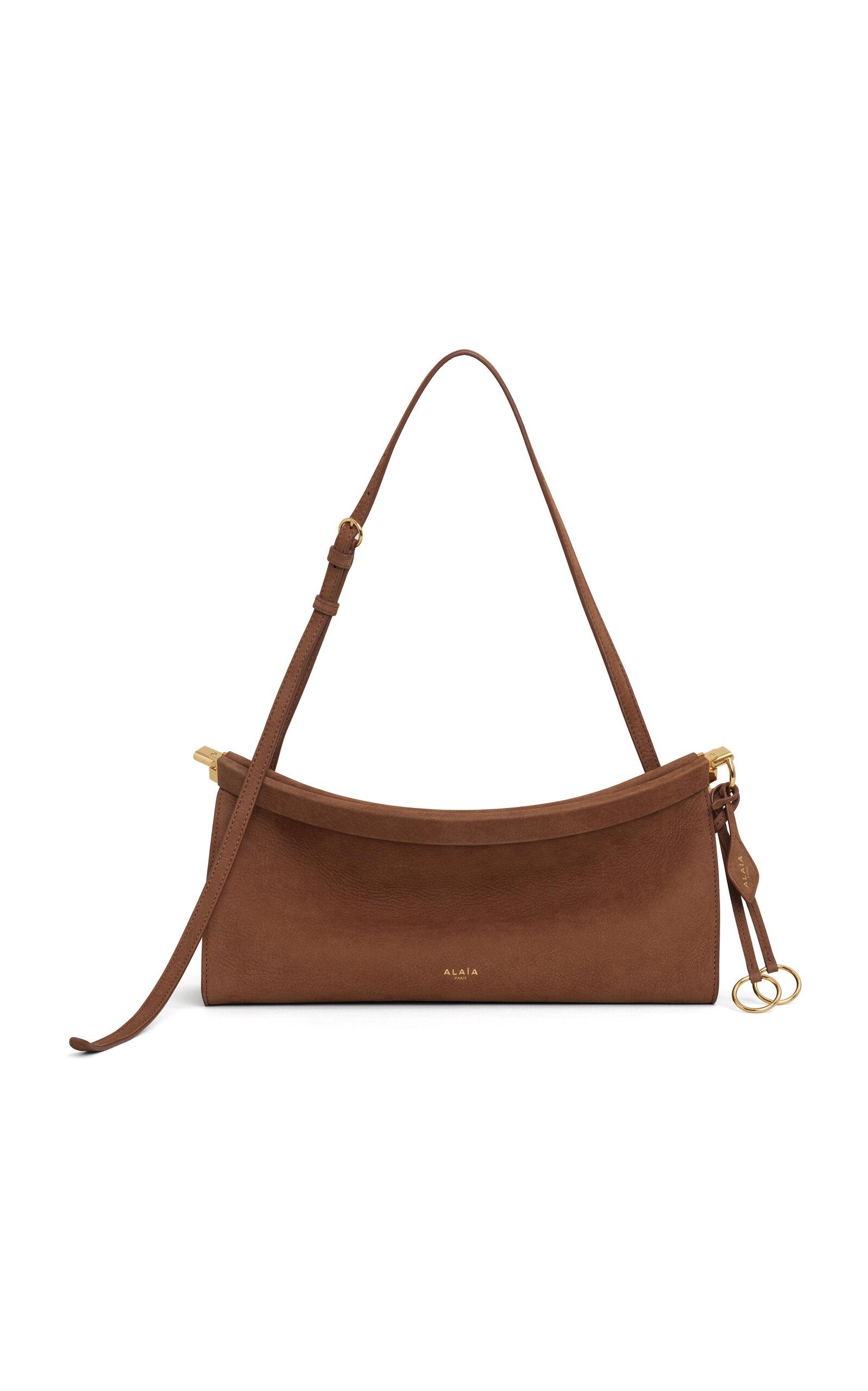 ALAÏA Le Click Medium Suede E/W Shoulder Bag - Moda Operandi by ALAIA
