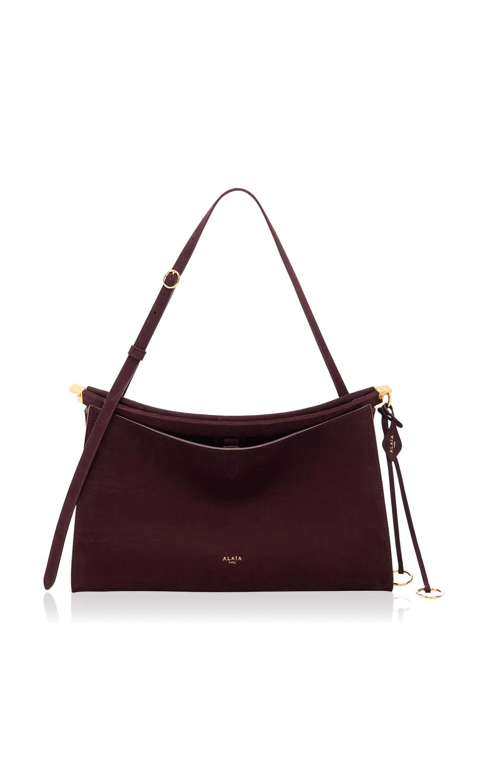 ALAÏA Le Click Pocket 35 Suede Bag - Moda Operandi by ALAIA