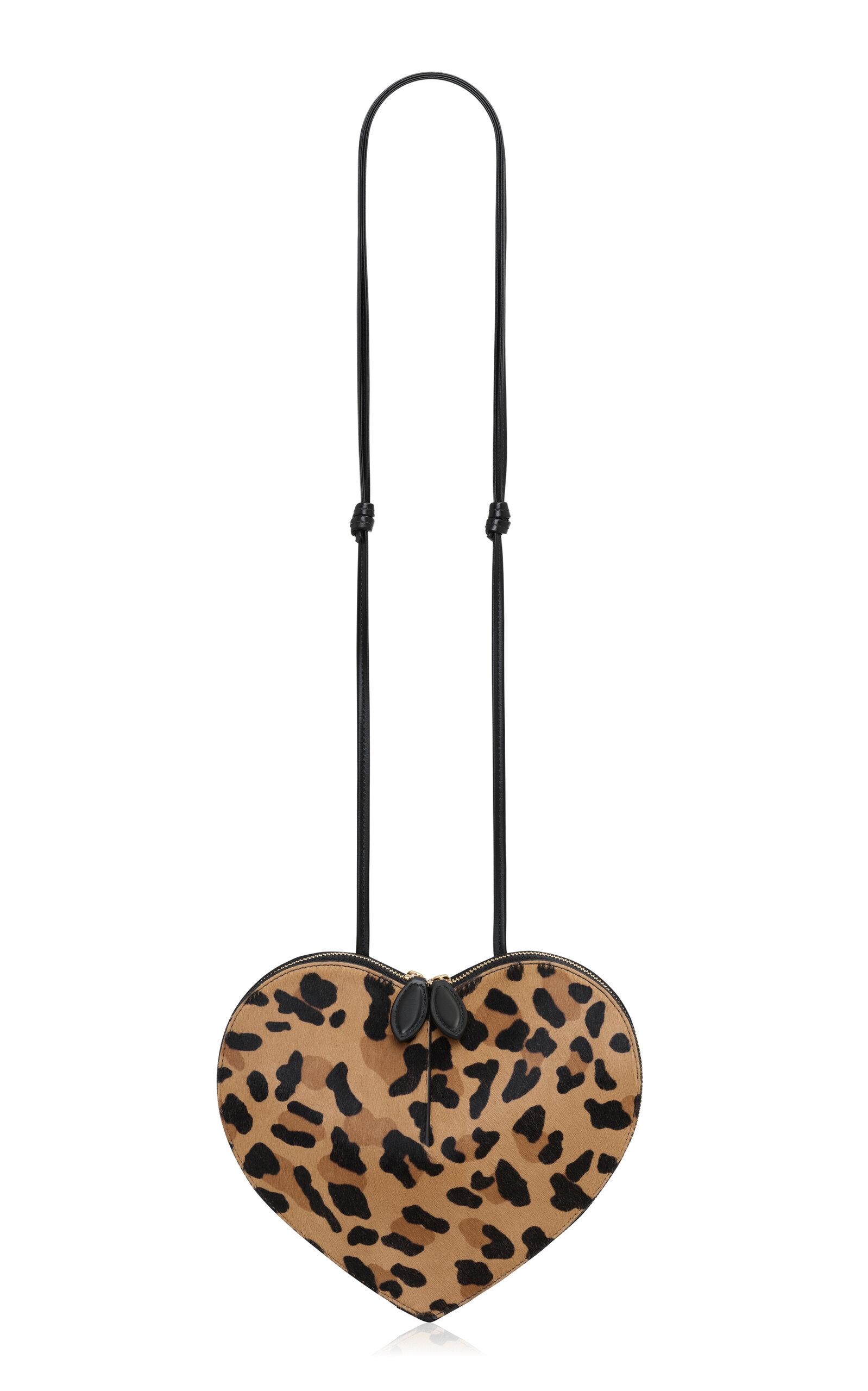 ALAÏA Le Coeur Leopard-Print Pony Hair Bag - Moda Operandi by ALAIA
