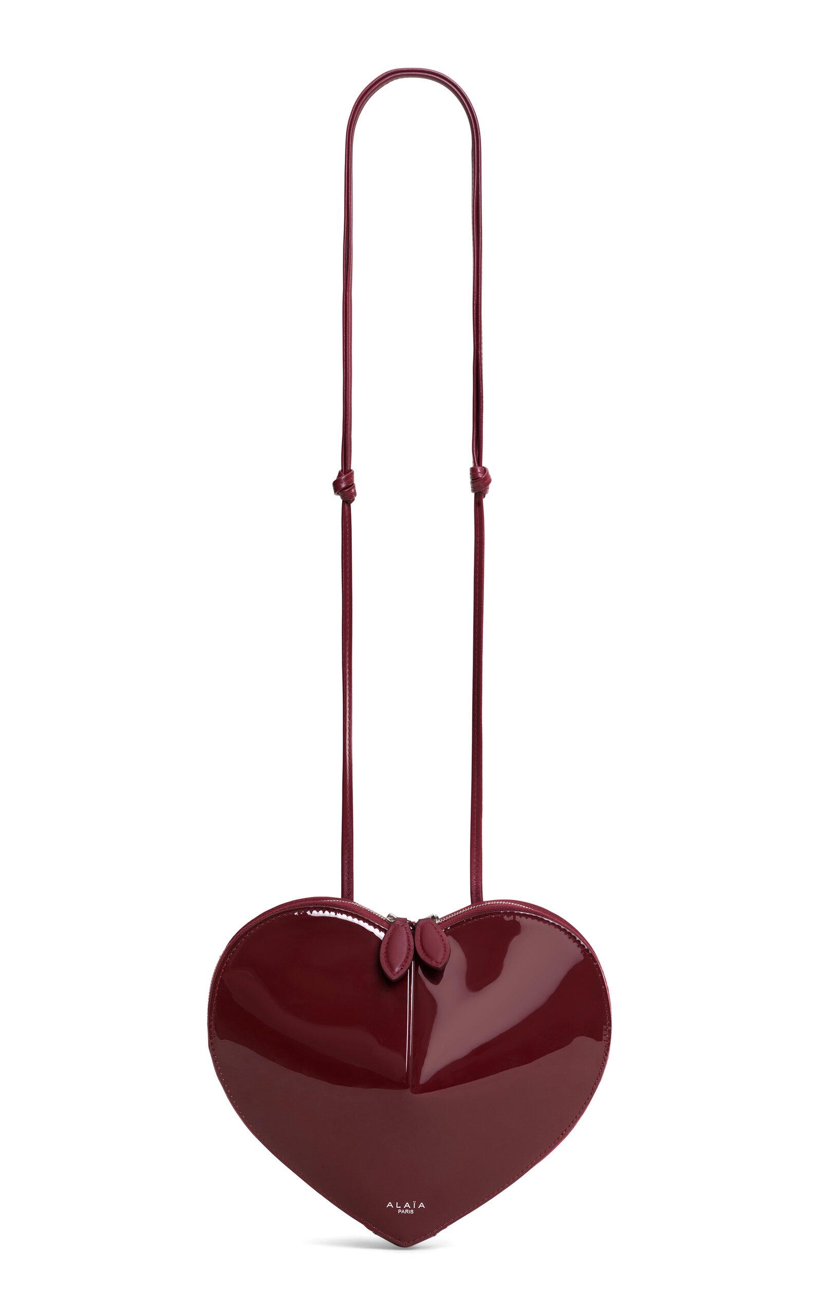 ALAÏA Le Coeur Patent Leather Crossbody Bag - Moda Operandi by ALAIA