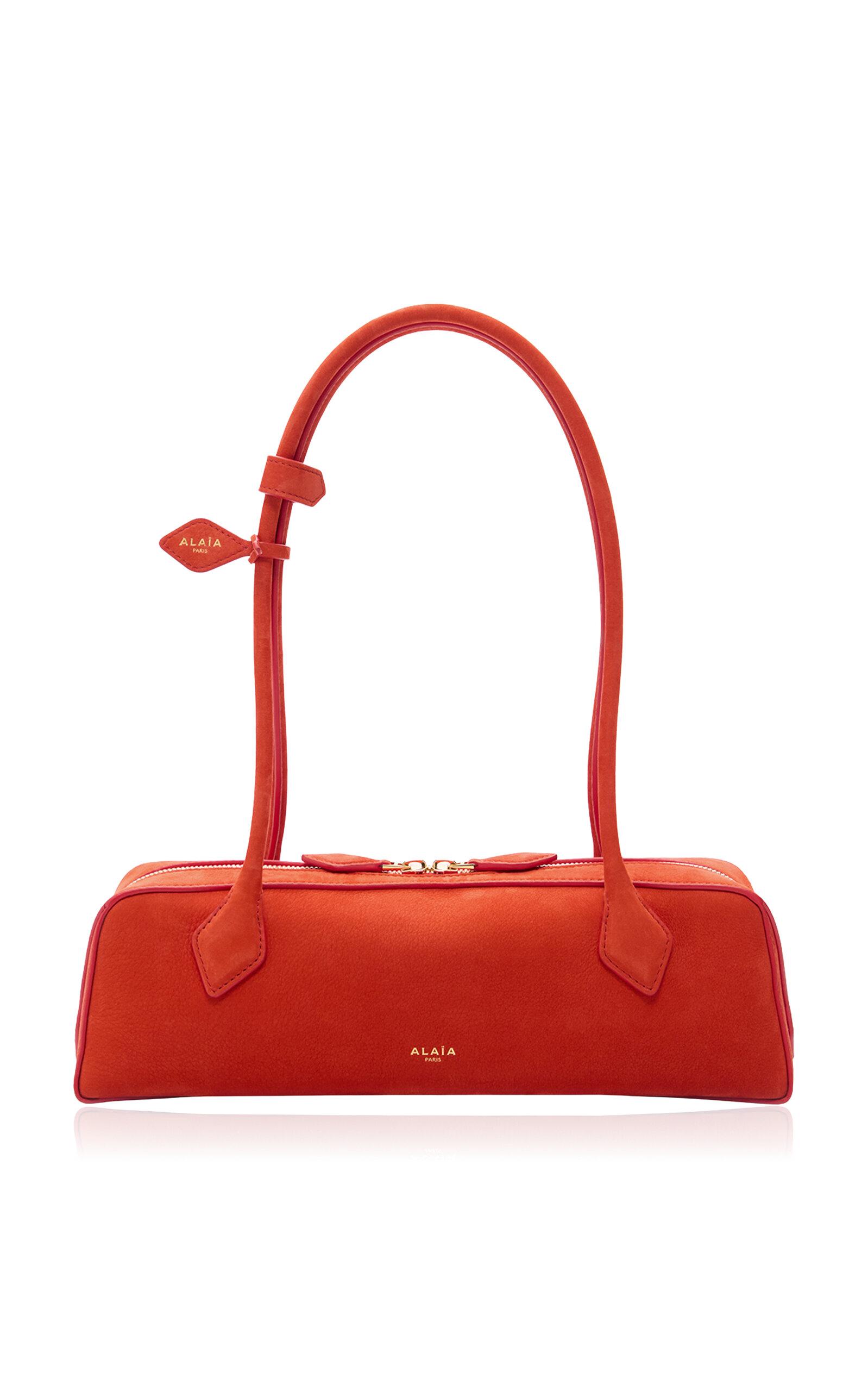 ALAÏA Le Teckel Medium Nubuck Bag - Moda Operandi by ALAIA