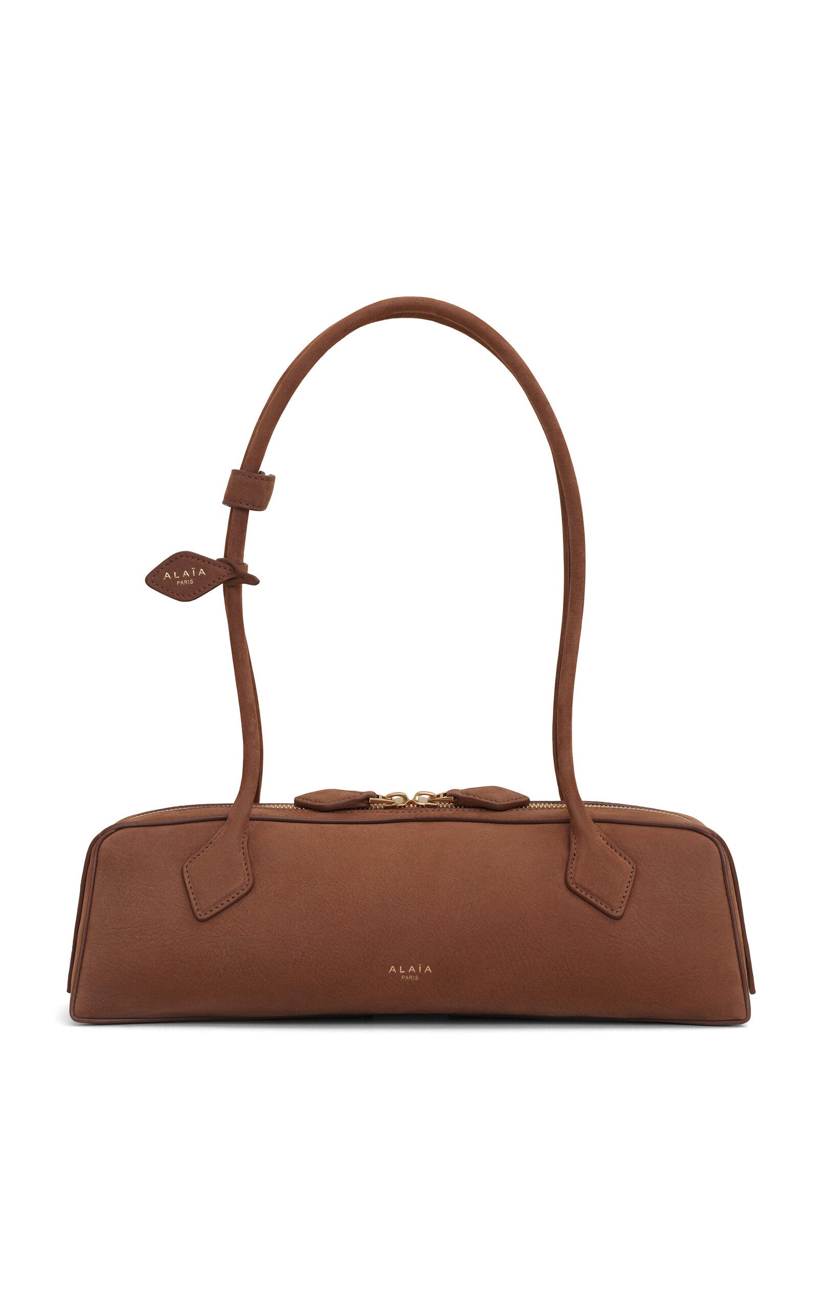ALAÏA Le Teckel Medium Nubuck Bag - Moda Operandi by ALAIA