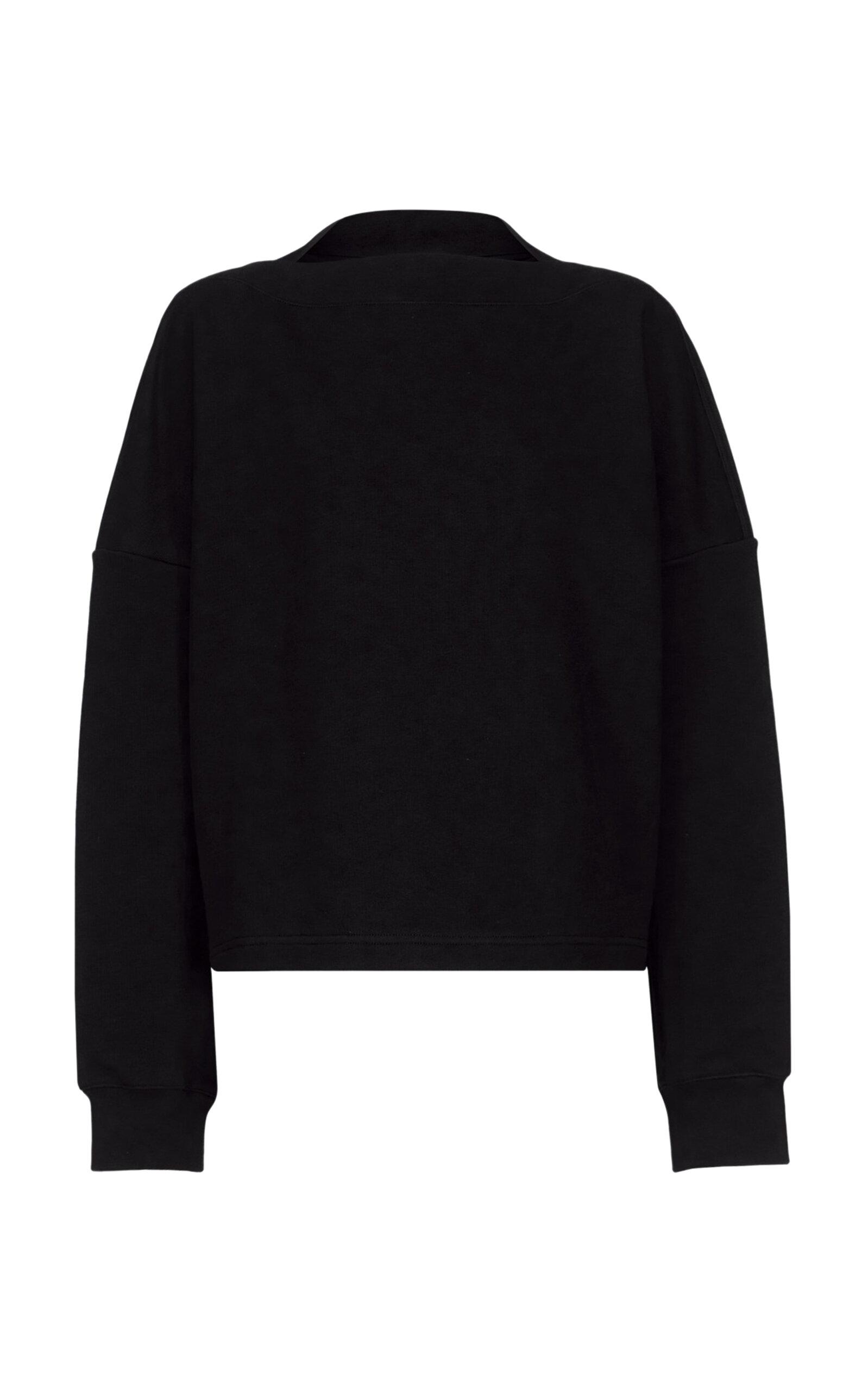 ALAÏA Oversized Cotton Sweatshirt - Moda Operandi by ALAIA