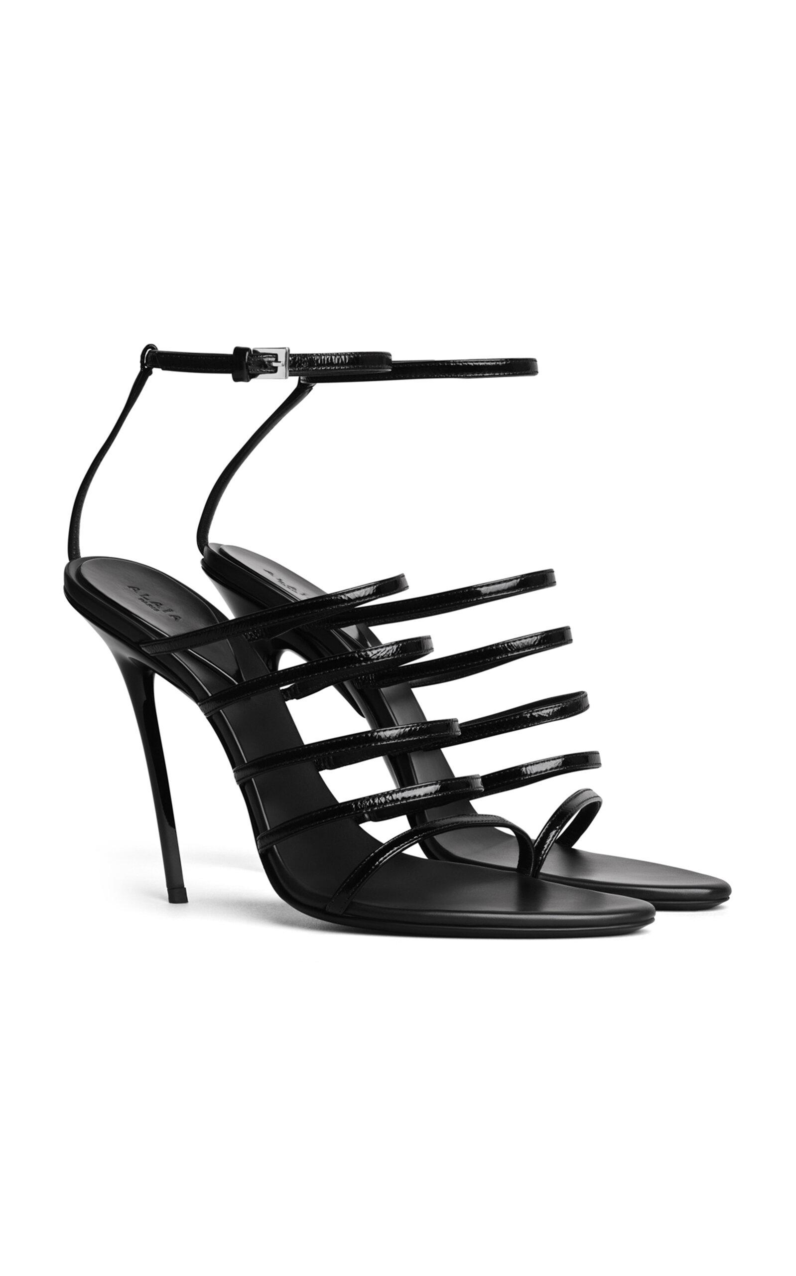 ALAÏA Strappy Leather Sandals - Moda Operandi by ALAIA