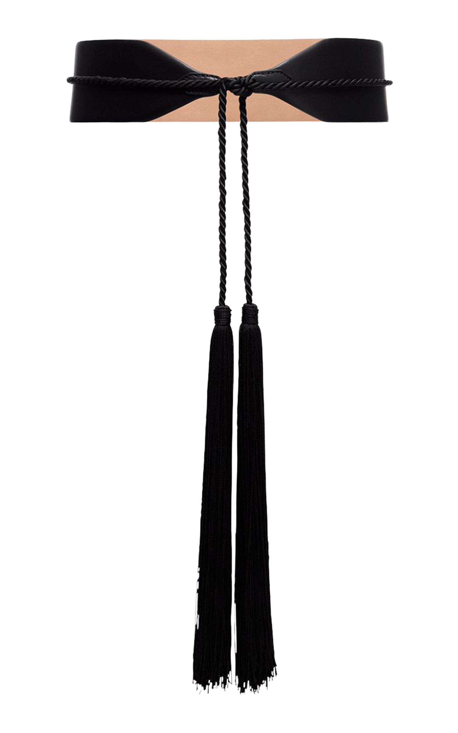 ALAÏA Tasseled Leather Bustier Belt - Moda Operandi by ALAIA