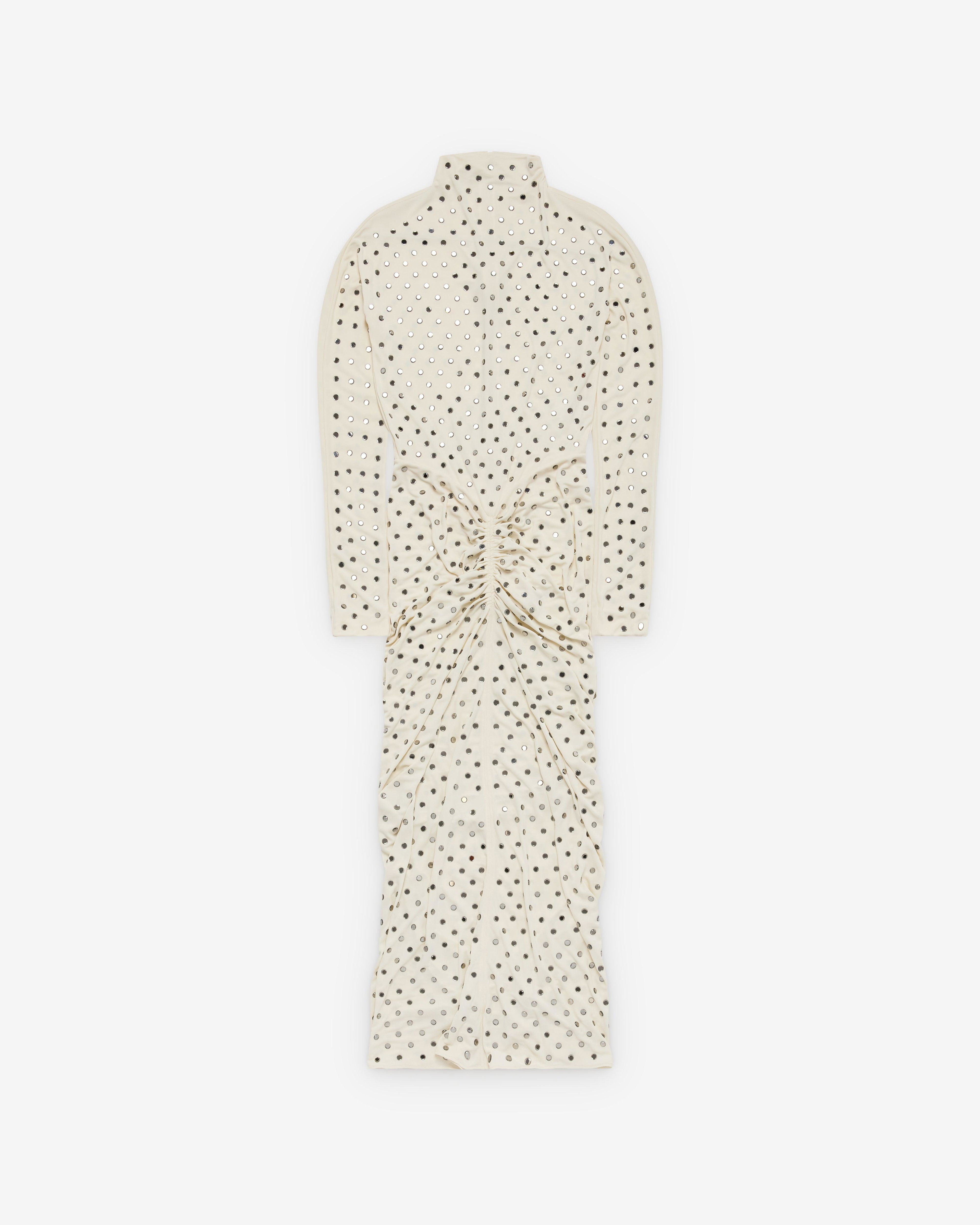 ALAÏA - Women's Draped Dress - (Pannacota) by ALAIA