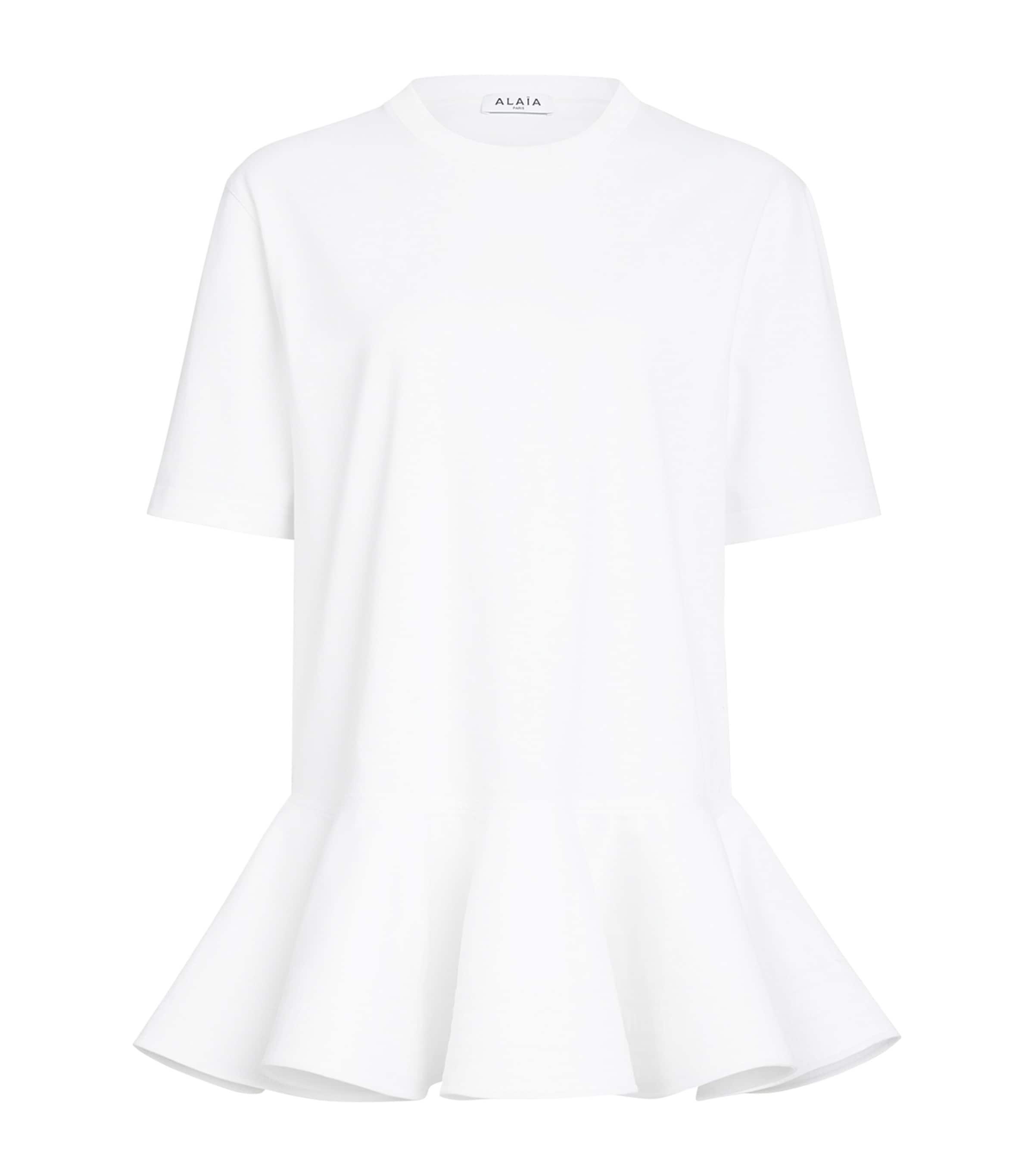 Alaïa Cotton Crinoline T-Shirt by ALAIA
