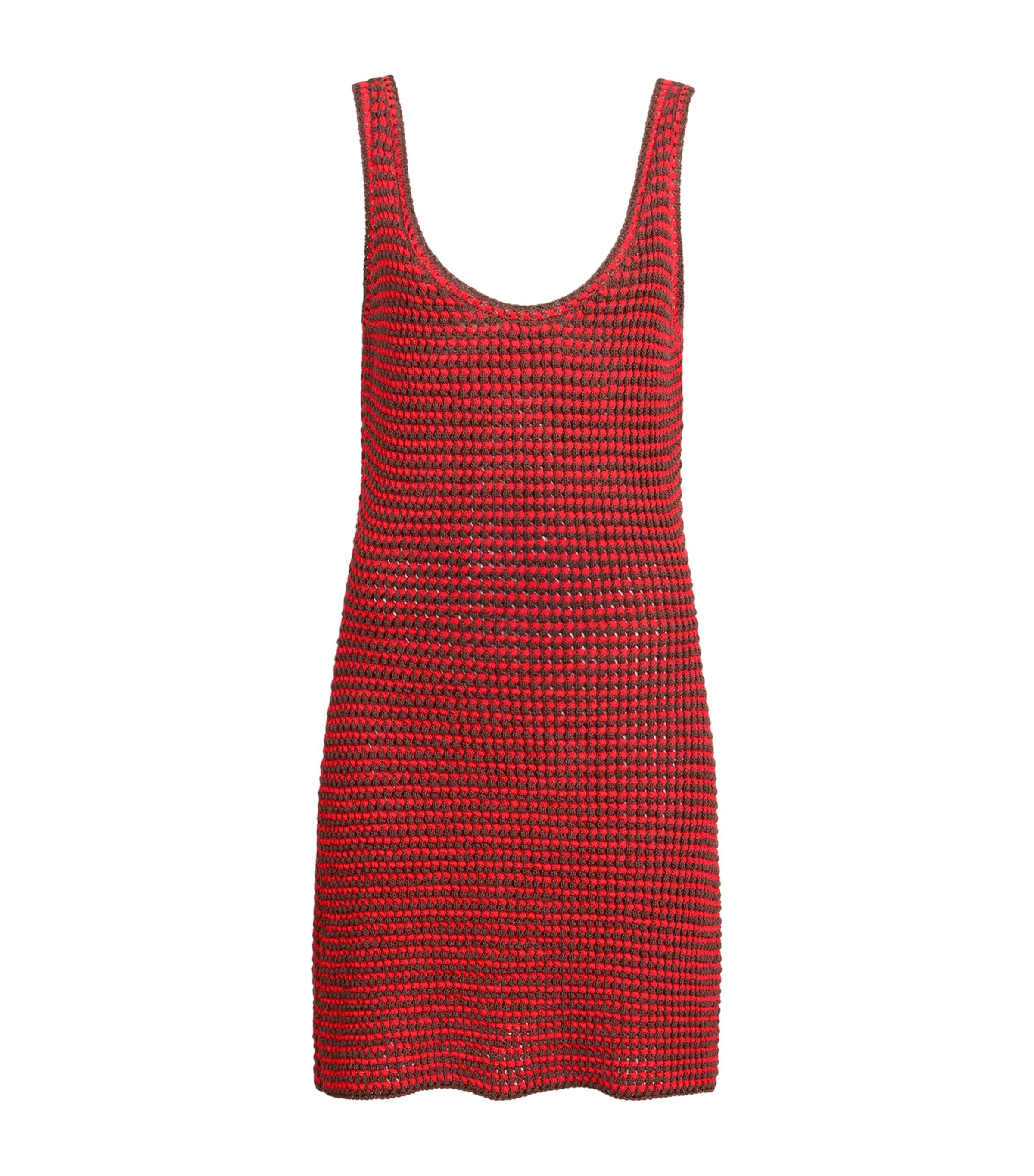 Alaïa Cotton Knit Tank Mini Dress by ALAIA
