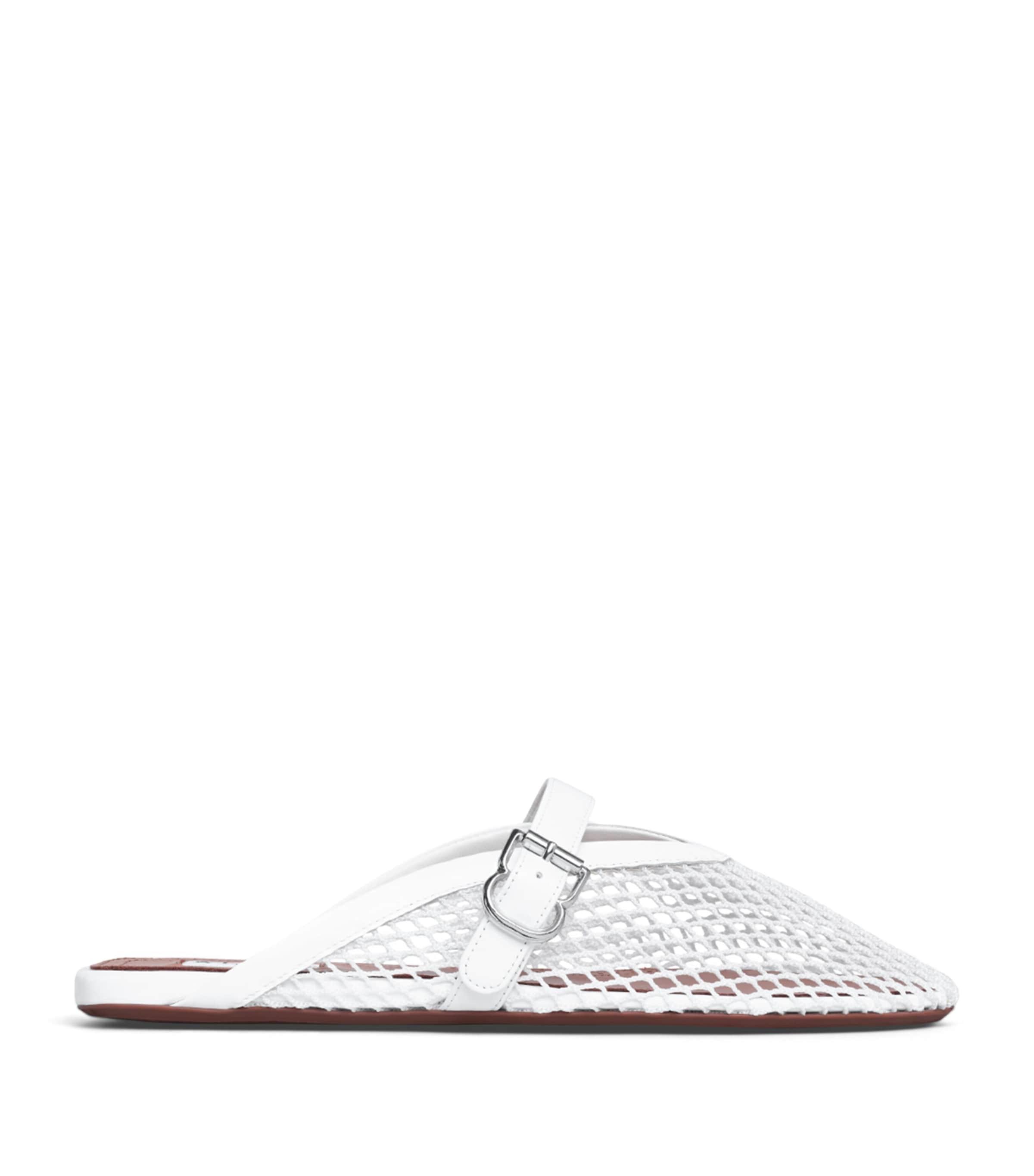 Alaïa Fishnet Mules by ALAIA